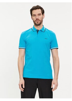 Boss Polo Paul 50506193 Niebieski Slim Fit ze sklepu MODIVO w kategorii T-shirty męskie - zdjęcie 169494171