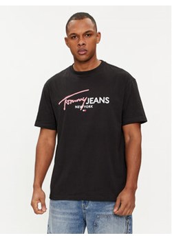 Tommy Jeans T-Shirt Spray Pop Color DM0DM18572 Czarny Regular Fit ze sklepu MODIVO w kategorii T-shirty męskie - zdjęcie 169494181