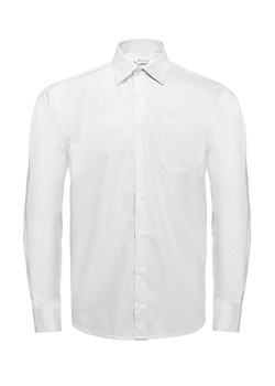 Bodara biała koszula, wzrost-160, męska Regular, długi rękaw ze sklepu ATELIER-ONLINE w kategorii Koszule męskie - zdjęcie 169494331