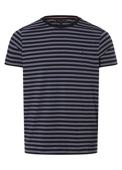 Tommy Hilfiger T-shirt męski Mężczyźni Dżersej granatowy w paski ze sklepu vangraaf w kategorii T-shirty męskie - zdjęcie 169495232