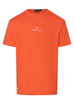 Polo Ralph Lauren Koszulka męska Mężczyźni Bawełna pomarańczowy jednolity ze sklepu vangraaf w kategorii T-shirty męskie - zdjęcie 169495261