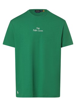 Polo Ralph Lauren Koszulka męska Mężczyźni Bawełna zielony jednolity ze sklepu vangraaf w kategorii T-shirty męskie - zdjęcie 169495262