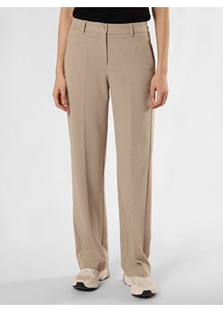 Opus Spodnie - Mauno Kobiety wiskoza beżowy jednolity ze sklepu vangraaf w kategorii Spodnie damskie - zdjęcie 169495270