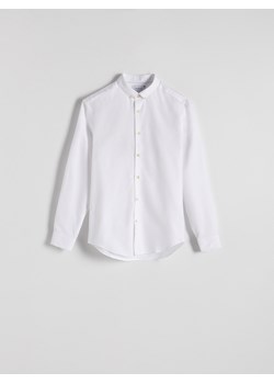 Reserved - Gładka koszula regular fit - biały ze sklepu Reserved w kategorii Koszule męskie - zdjęcie 169495970