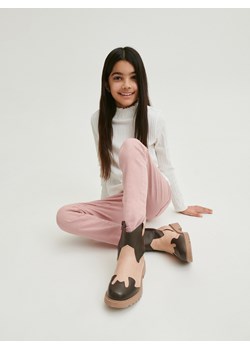 Reserved - Jeansy slim - różowy ze sklepu Reserved w kategorii Spodnie dziewczęce - zdjęcie 169496060
