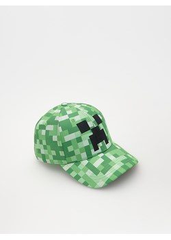 Reserved - Czapka z daszkiem Minecraft - zielony ze sklepu Reserved w kategorii Czapki dziecięce - zdjęcie 169498491