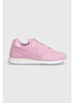 New Balance sneakersy 574 kolor różowy WL5742BB ze sklepu PRM w kategorii Buty sportowe damskie - zdjęcie 169499430
