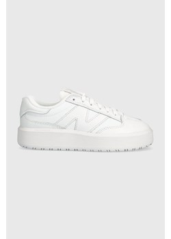 New Balance sneakersy skórzane CT302CLA kolor biały ze sklepu PRM w kategorii Buty sportowe damskie - zdjęcie 169499444