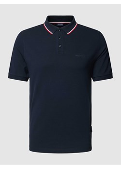Koszulka polo z paskami w kontrastowym kolorze ze sklepu Peek&Cloppenburg  w kategorii T-shirty męskie - zdjęcie 169499764