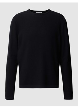 Sweter z dzianiny z fakturowanym wzorem model ‘TIES’ ze sklepu Peek&Cloppenburg  w kategorii Swetry męskie - zdjęcie 169500033