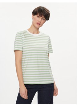 Pieces T-Shirt Ria 17146339 Zielony Regular Fit ze sklepu MODIVO w kategorii Bluzki damskie - zdjęcie 169501254