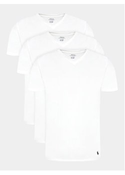 Polo Ralph Lauren Komplet 3 t-shirtów 714936903001 Biały Slim Fit ze sklepu MODIVO w kategorii T-shirty męskie - zdjęcie 169501303