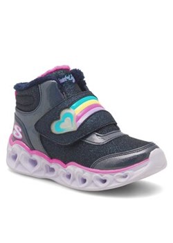 Skechers Sneakersy 302669L NVPK Granatowy ze sklepu MODIVO w kategorii Buty zimowe dziecięce - zdjęcie 169501363
