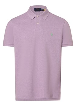 Polo Ralph Lauren Męska koszulka polo Mężczyźni Bawełna bzowy marmurkowy ze sklepu vangraaf w kategorii T-shirty męskie - zdjęcie 169503821
