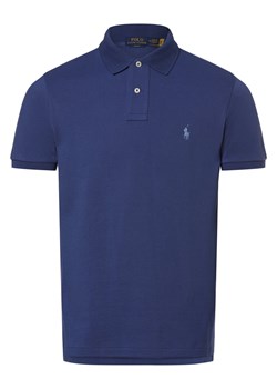 Polo Ralph Lauren Męska koszulka polo Mężczyźni Bawełna błękit królewski jednolity ze sklepu vangraaf w kategorii T-shirty męskie - zdjęcie 169503822