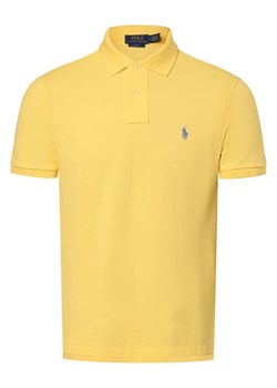 Polo Ralph Lauren Męska koszulka polo Mężczyźni Bawełna żółty jednolity ze sklepu vangraaf w kategorii T-shirty męskie - zdjęcie 169503823