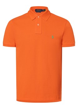 Polo Ralph Lauren Męska koszulka polo Mężczyźni Bawełna pomarańczowy jednolity ze sklepu vangraaf w kategorii T-shirty męskie - zdjęcie 169503824