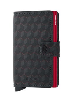 Secrid portfel skórzany Optical Black-Red kolor czarny ze sklepu ANSWEAR.com w kategorii Portfele męskie - zdjęcie 169504792