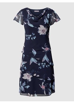 Sukienka koktajlowa o długości do kolan z kwiatowym wzorem ze sklepu Peek&Cloppenburg  w kategorii Sukienki - zdjęcie 169505100