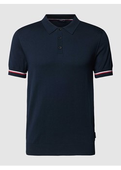 Koszulka polo z paskami w kontrastowym kolorze ze sklepu Peek&Cloppenburg  w kategorii T-shirty męskie - zdjęcie 169505463