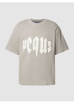 T-shirt z nadrukiem z logo ze sklepu Peek&Cloppenburg  w kategorii T-shirty męskie - zdjęcie 169505764