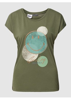 T-shirt z nadrukowanym motywem ze sklepu Peek&Cloppenburg  w kategorii Bluzki damskie - zdjęcie 169505774