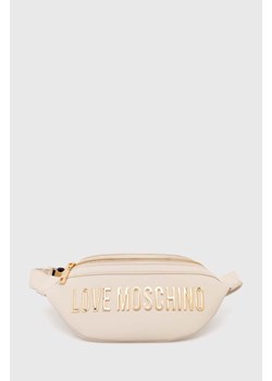 Love Moschino nerka kolor beżowy ze sklepu ANSWEAR.com w kategorii Nerki - zdjęcie 169509340