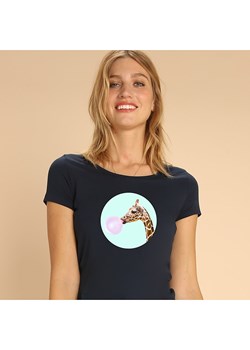 WOOOP Koszulka &quot;Giraffe&quot; w kolorze granatowym ze sklepu Limango Polska w kategorii Bluzki damskie - zdjęcie 169513761