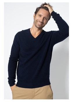 Perfect Cashmere Kaszmirowy sweter &quot;Alexander&quot; w kolorze granatowym ze sklepu Limango Polska w kategorii Swetry męskie - zdjęcie 169513933