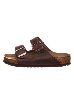 Birkenstock Skórzane klapki &quot;Arizona&quot; w kolorze brązowym ze sklepu Limango Polska w kategorii Klapki damskie - zdjęcie 169516534