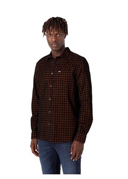 Wrangler Koszula - Regular fit - w kolorze brązowym ze sklepu Limango Polska w kategorii Koszule męskie - zdjęcie 169516621