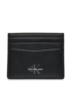 Calvin Klein Jeans Etui na karty kredytowe Monogram Soft K50K512441 Czarny ze sklepu MODIVO w kategorii Etui - zdjęcie 169517382