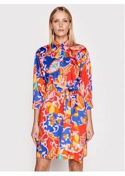 Luisa Spagnoli Sukienka koszulowa Poetica 538871 Kolorowy Regular Fit ze sklepu MODIVO w kategorii Sukienki - zdjęcie 169517520