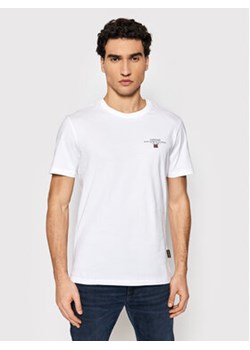 Napapijri T-Shirt Selbas NP0A4GBQ Biały Regular Fit ze sklepu MODIVO w kategorii T-shirty męskie - zdjęcie 169517522