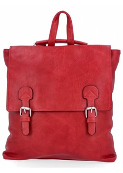 Plecak Damski VIntage XL firmy Hernan Czerwony (kolory) ze sklepu torbs.pl w kategorii Plecaki - zdjęcie 169518110