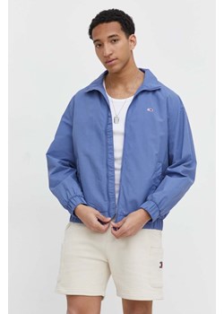 Tommy Jeans kurtka męska kolor niebieski przejściowa ze sklepu ANSWEAR.com w kategorii Kurtki męskie - zdjęcie 169518593