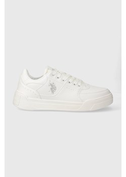 U.S. Polo Assn. sneakersy NOLE kolor biały NOLE003M 4YN1 ze sklepu ANSWEAR.com w kategorii Buty sportowe damskie - zdjęcie 169518652