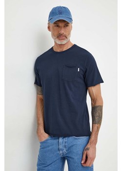 Pepe Jeans t-shirt bawełniany Single Carrinson męski kolor granatowy gładki ze sklepu ANSWEAR.com w kategorii T-shirty męskie - zdjęcie 169519051