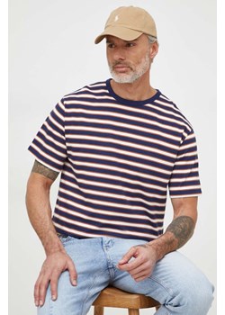 Pepe Jeans t-shirt bawełniany Callixto męski kolor granatowy wzorzysty ze sklepu ANSWEAR.com w kategorii T-shirty męskie - zdjęcie 169519061