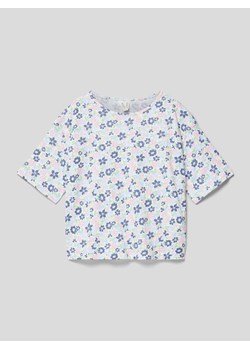 T-shirt we wzory na całej powierzchni ze sklepu Peek&Cloppenburg  w kategorii Bluzki dziewczęce - zdjęcie 169520052