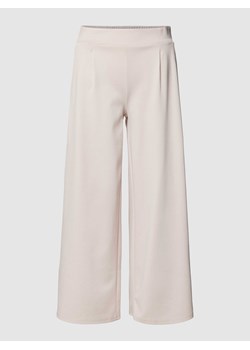 Spodnie materiałowe o rozkloszowanym kroju z zakładkami w pasie model ‘Kate’ ze sklepu Peek&Cloppenburg  w kategorii Spodnie damskie - zdjęcie 169520060