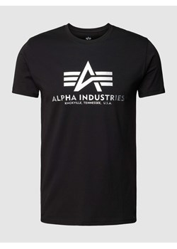 T-shirt z nadrukiem z logo ze sklepu Peek&Cloppenburg  w kategorii T-shirty męskie - zdjęcie 169520250