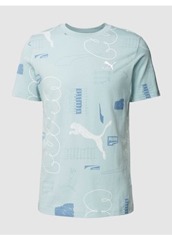 T-shirt ze wzorem z logo na całej powierzchni ze sklepu Peek&Cloppenburg  w kategorii T-shirty męskie - zdjęcie 169520812
