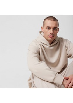 Męska bluza dresowa oversize nierozpinana z kapturem Outhorn OTHWSS24TSWSM1163 - kremowa ze sklepu Sportstylestory.com w kategorii Bluzy męskie - zdjęcie 169521861