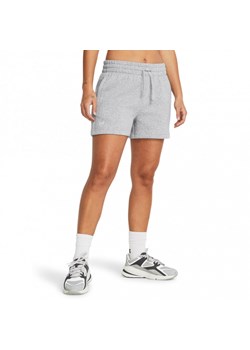 Damskie spodenki dresowe Under Armour Rival Fleece Short - szare ze sklepu Sportstylestory.com w kategorii Szorty - zdjęcie 169522431