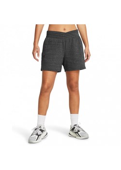 Damskie spodenki dresowe Under Armour UA Rival Terry Short - szare ze sklepu Sportstylestory.com w kategorii Szorty - zdjęcie 169522563