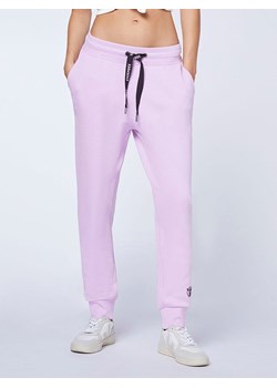 Chiemsee Spodnie dresowe w kolorze fioletowym ze sklepu Limango Polska w kategorii Spodnie damskie - zdjęcie 169526122