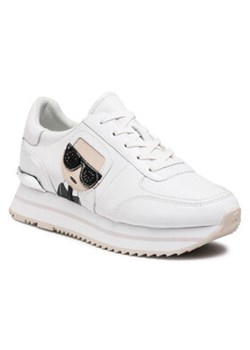 KARL LAGERFELD Sneakersy KL61930 Biały ze sklepu MODIVO w kategorii Buty sportowe damskie - zdjęcie 169527281