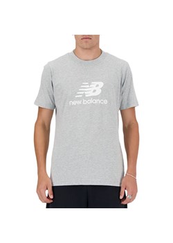 Koszulka New Balance MT41502AG - szara ze sklepu streetstyle24.pl w kategorii T-shirty męskie - zdjęcie 169527563