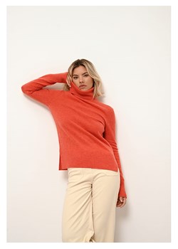 Just Cashmere Kaszmirowy sweter &quot;Lexie&quot; w kolorze pomarańczowym ze sklepu Limango Polska w kategorii Swetry damskie - zdjęcie 169527831